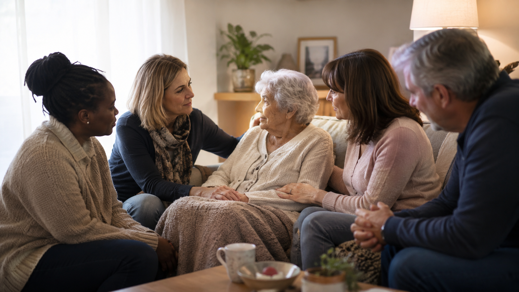 Bristol Hospice nurse supporting family